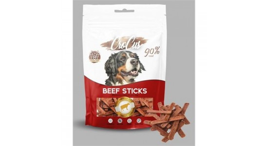 Crocus Sticks Biftekli Tahılsız Köpek Ödülü 80 Gr