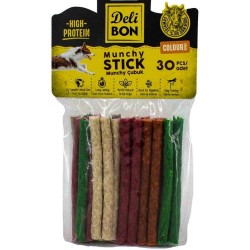 Delibon Köpek Ödül Kemiği Munchy cubuk Kalın Mix 30 Ad