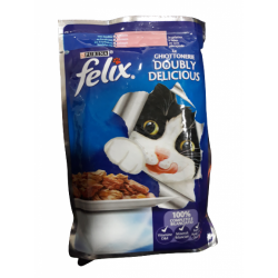 Felix Somonlu ve Sardalyalı Yetişkin Kedi Konserve Maması 100 Gr