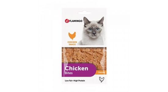 Flamingo Chick N Bites Tavuk Parcalari Kedi Ödülü 85 Gr