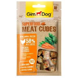 Gimdog Meatcubes Tavuklu Havuc ispanak Küp Köpek Ödülü 40 Gr