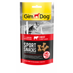 Gimdog Sportsnacks Beef - Sığır Etli Ödül Tableti 60 Gr
