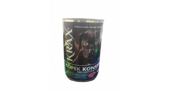 Krax Kuzu Etli Kıyılmış Yavru Köpek Konserve Maması 400 Gr