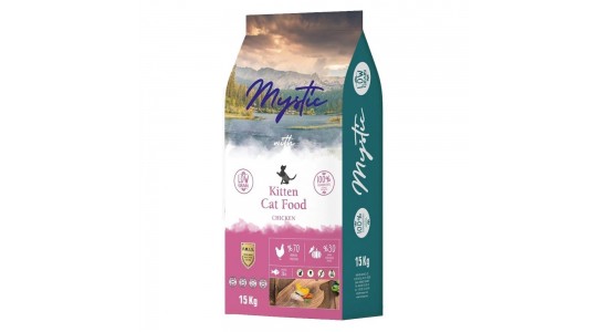 Mystic Tavuklu Kitten Yavru Kedi Maması 15 Kg