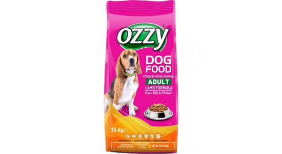 Ozzy Kuzu Etli Yetişkin Köpek Maması 15 Kg