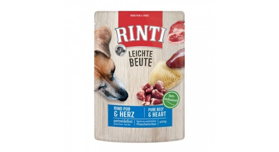 Rinti Lb Dana Etli ve Yürekli Köpek Konserve Maması 400 Gr