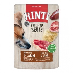 Rinti Lb Dana ve Kuzlu Etli Tahılsız Köpek Konserve Maması 400 Gr
