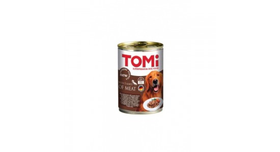 Tomi 5 Çeşit Etli Köpek Konserve Maması 400 Gr