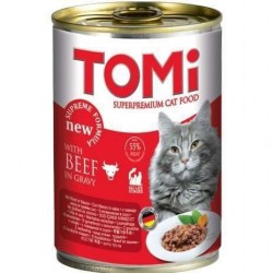 Tomi Biftekli Kedi Konserve Maması 400 Gr