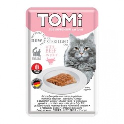 Tomi Biftekli Sterilised Kısırlaştırılmış Kedi Konserve Maması 85 Gr