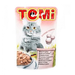 Tomi Dana Etli ve Hindi Etli Yetişkin Kedi Konserve Maması 100 G
