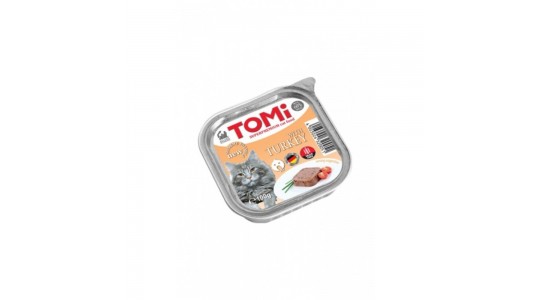 Tomi Hindi Etli Pate Kedi Konserve Maması 100 Gr