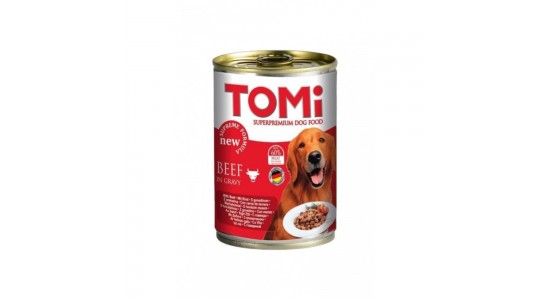 Tomi Sığır Etli Köpek Konserve Maması 400 Gr