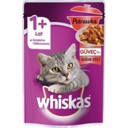 Whiskas Güvec Sığır Etli Kedi Konserve Maması 85 Gr