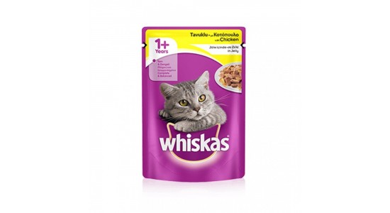 Whiskas Jöleli Tavuklu Kedi Konserve Maması 100 Gr