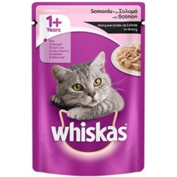Whiskas Somonlu Kedi Konserve Maması 100 Gr