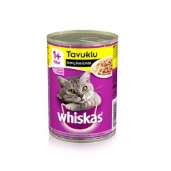 Whiskas Soslu Tavuklu Kedi Konserve Maması 400 Gr