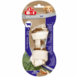 8 in 1 Delights Bones Biftekli Köpekler İcin Ağiz Bakim Kemiği Small