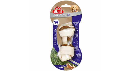 8 in 1 Delights Bones Biftekli Köpekler İcin Ağiz Bakim Kemiği Small