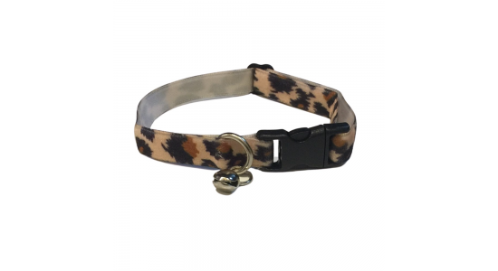 Flip Leopar Desenli Kedi Boyun Tasması