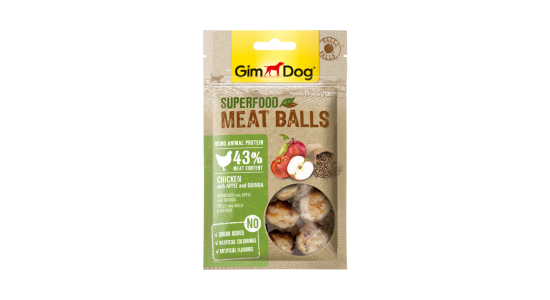 Gimdog Meatballs Kinoali ve Elmali Tavuklu 70 Gr