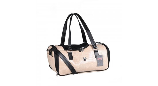 Lepus Duffle Bag Kedi Köpek Tasima cantasi Bej