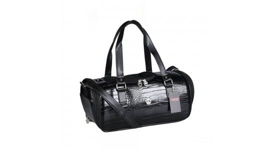 Lepus Duffle Bag Kedi Köpek Tasima cantasi Siyah