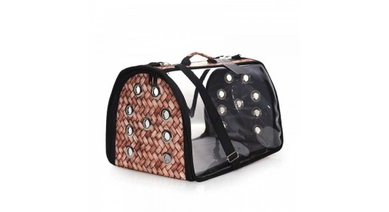 Lepus Şeffaf Fly Bag Kedi Köpek Tasima cantasi Hasir Medium