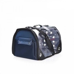 Lepus Şeffaf Fly Bag Kedi Köpek Tasima cantasi Lacivert Large