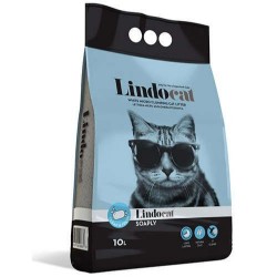 Lindocat Hijyenik Topaklasan Sabunlu İnce Taneli Kedi Kumu 10 Lt