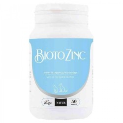 Natur Biotozinc Biotin ve Organik cinko Kaynaği 50 Tablet