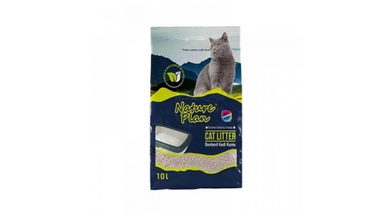 Nature Plan İnce Taneli Topaklanan Kedi Kumu 10 Lt