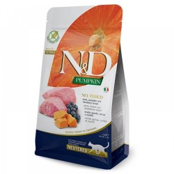 Nd Pumpkin Balkabaklı Kuzu Etli Yaban Mersinli Tahılsız Kısırlaştırılmış Kedi Maması 1.5 Kg