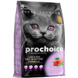Pro Choice Pro 38 Kuzu Etli Kitten Yavru Kedi Maması 15 Kg