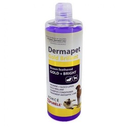 Purele Dermapet Sari Kahverengi irk Kedi ve Köpek İcin Dermatolojik Etkili Kremli sampuan 450 Ml