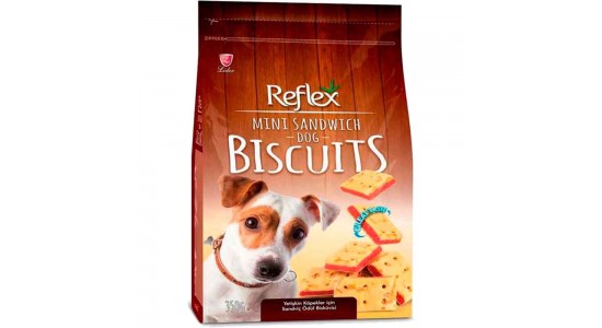 Reflex Sandvic Kare Peynirli Köpek Ödül Bisküvisi 350 Gr
