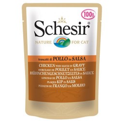 Schesir C580 gravy Tavuklu Kıyılmış Kedi Yas Maması 100 Gr