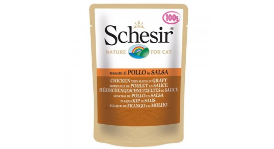 Schesir C580 gravy Tavuklu Kıyılmış Kedi Yas Maması 100 Gr