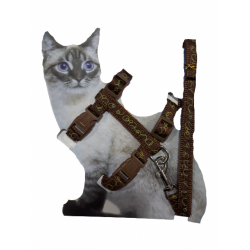 Uygun Petgross Kahve Rengi Kedi Tasması