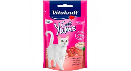Vitakraft Cat Yums Liver Ciğerli Kedi Ödülü 40 Gr