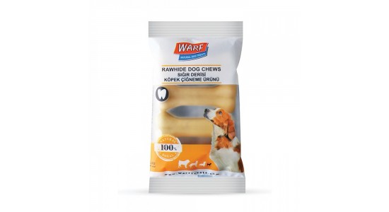 Warf Naturel Sığır Derisi Köpek Kemiği (XS) 7.5 Cm 100 Gr (4 Adet)
