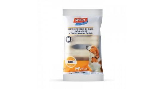 Warf Sütlü Sığır Derisi Köpek Kemiği (XS) 7.5 Cm 100 Gr (4 Adet)